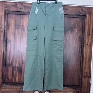 BP NWT Sage Green Trousers Wide Leg Cargo Pants Size Small Sold at Nordstrom